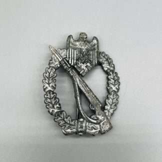 A Infantry Assault Badge Silver By Josef Bergs & Co, constructed in zinc.