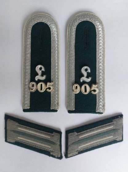 A set of Heer Unteroffizier's Shoulder Straps Lehr Infantry 905 Regiment & Collar Tabs.