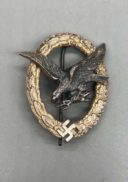 A early WW2 Luftwaffe Air Gunner & Flight Engineers Badge By BSW.