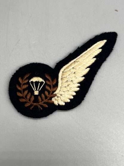 A RAF Parachute Jump Instructor Brevet Badge post war embroidered.