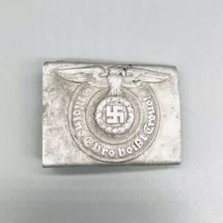 A WW2 German Waffen-SS EM/NCOs's Belt Buckle marked RZM 822/37 SS.