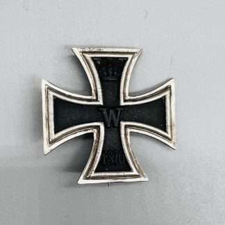 A Iron Cross 1870 1st Class by Godet with silver frame.