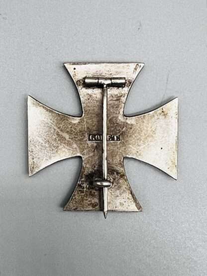 A reverse image of a Iron Cross 1870 1st Class stamped Godet.