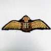 An orginal WW2 Royal Air Force Pilot Wings with RAF monogram in the centre with outstreached wings, surmounted by a Kings crown.