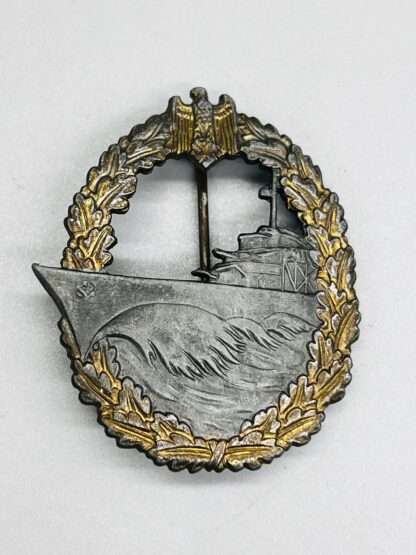 A Kriegsmarine Destroyer War Badge By W.H