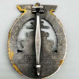 Kriegsmarine High Seas Fleet Badge By Adolf Bock Ausf Schwerin