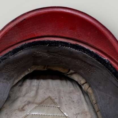 Leather sweatband for WW2 German Heer Flak EM/NCOs visor cap.