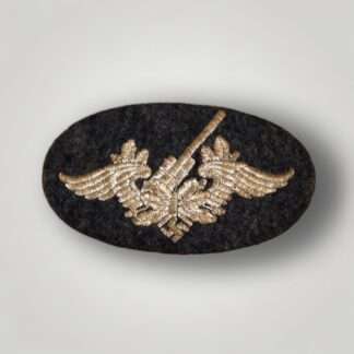 A WW2 Luftwaffe Flak proficiency sleeve trade badge, machine embroiderd.
