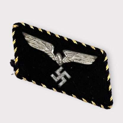 A WW2 German Reichsbahn Official’s Collar Insignia for the Reichsbahn.