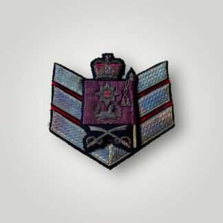 A Coldstream Guards Colour Sergeant ceremonial rank insignia.