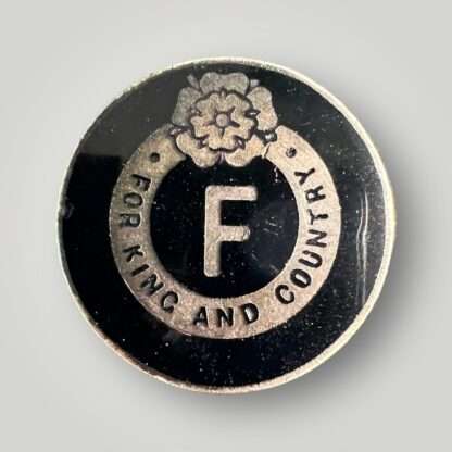A rare original British fascists membership badge circa 1924