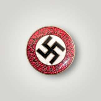 An original NSDAP Party Badge Marked Gesh & Gesch, constructed in enamel.