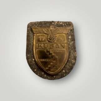 An original Heer Kuban shield, with grey woollen backing.