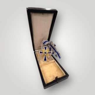 An original German Mother's Cross Gold By Carl Poellath With Presentation Case.