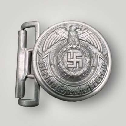 An original SS Waffen-SS officer’s belt buckle.
