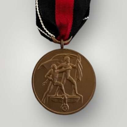 A WW2 German Sudetenland Commemorative medal, with ribbon.