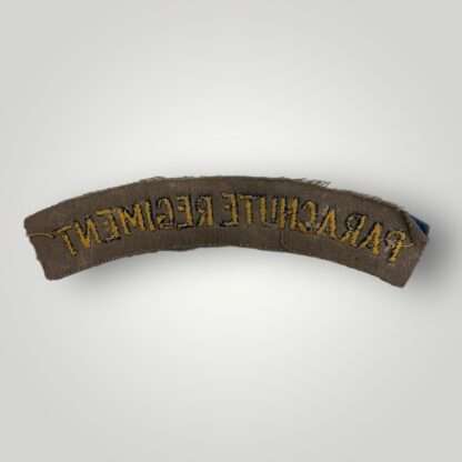 A WW2 British Parachute Regiment cloth shoulder title.