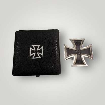 A Iron Cross 1st Class 1914-18 By B.H. Mayer, and presentation case.