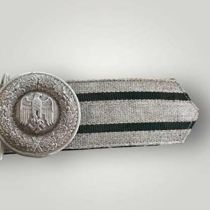 A WW2 German Heer Officer's parade belt and buckle.