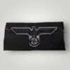 Reverse image of a WW2 German M40 Heer (Army) Panzer BeVo breast eagle.