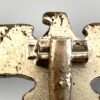 Reverse image of an original repetition clasp 1939 1st class, constructed in silvered tombak with nice patina.