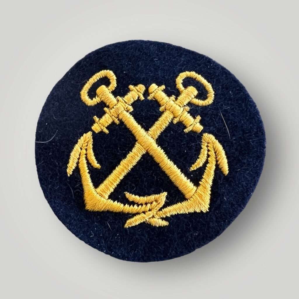 Kriegsmarine EM Coxswain Sleeve Badge I WW2 Militaria Insignia