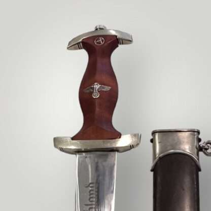 NSKK dagger wooden handle, and scabard.