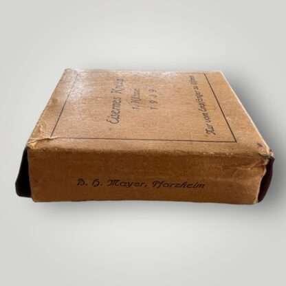 A WW2 Iron Cross 1st Class presentaion box by B.H. Mayer.