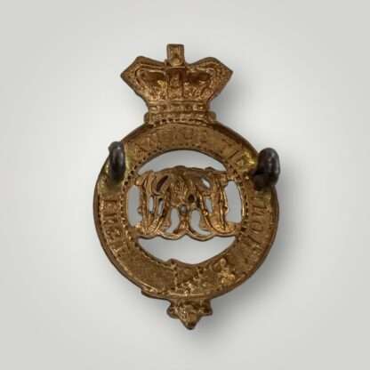 Reverse image an original Grenadier Guards Victorian pagri cap badge.