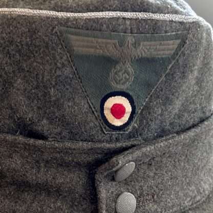 An orginal WW2 German Heer M43 Officers field cap, with insignia.