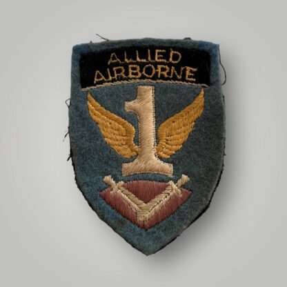 An original First Allied Airborne WW2 formation patch, machine embroidered.