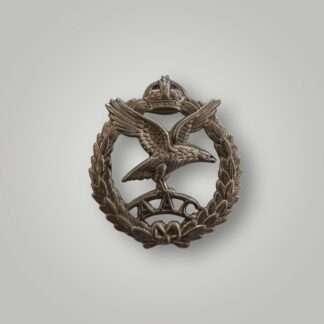 An orginal British WW2 Army Air Corp Cap Badge, die-stamped in white metal.