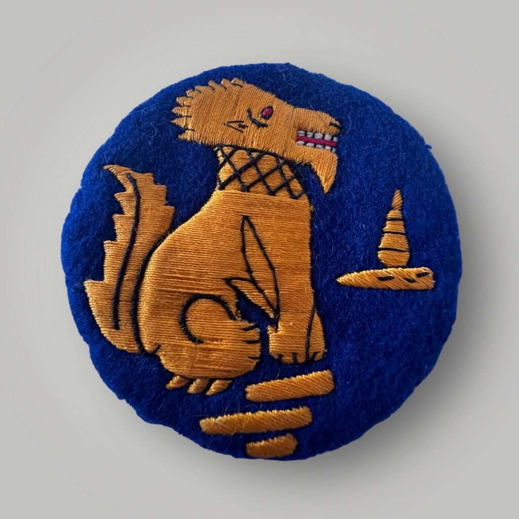 Chindit Cloth Formation Badge - WW2 British Militaria Insignia