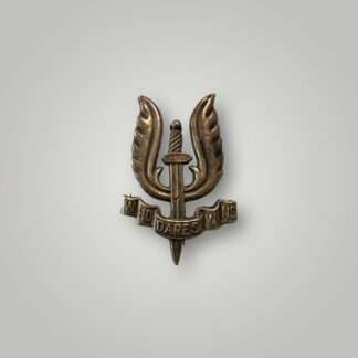 An original Belgian 1st Parachute Battalion cap badge post war, constructed in brass.