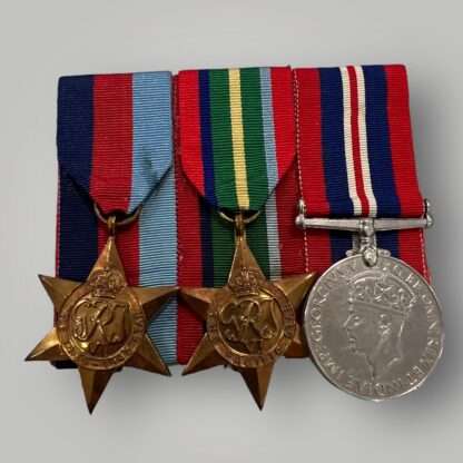 A original British WW2 court mounted pacific star medal group featuruing the 1939-45 Star, Pacific Star, and the 1939-45 medal.