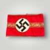 This NSDAP Political Leader Ortsgruppe-Level armband worn by political leaders at local level for the Third Reich.