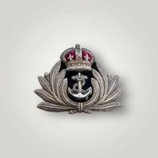 British WW2 Royal Navy Officers Cap Badge