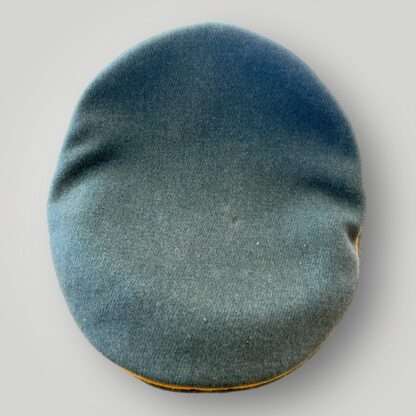 Top view of an early German WW2 Heer Cavalry 5th Regiment Officers Visor Cap.