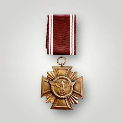 A NSDAP Long Service Medal 10 Years with original ribbon.