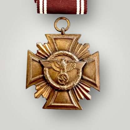 Original NSDAP Long Service Medal 10 Years, with ribbon.