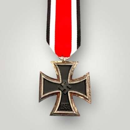 A rare original Iron Cross 2nd class medal by Robert Hauschild '56', two part construction with magnetic iron core.