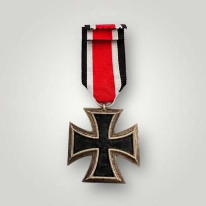 A rare WW2 German Iron Cross 2nd Class Medal By S. Jablonski GmbH, two part construction with magnetic iron core.