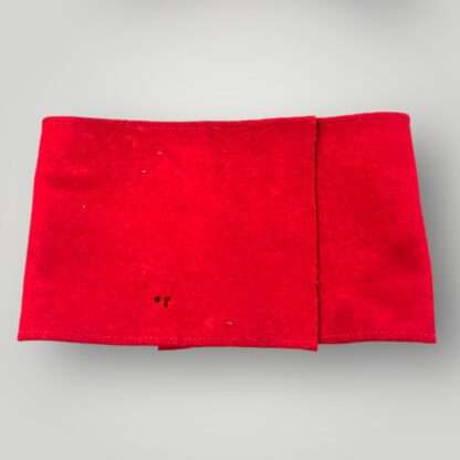 An early WW2 NSDAP Party Members Armband (National Socialist German Worker’s Party/Nationalsozialistische Deutsche Arbeiterpartei) two-part construction in red wool.