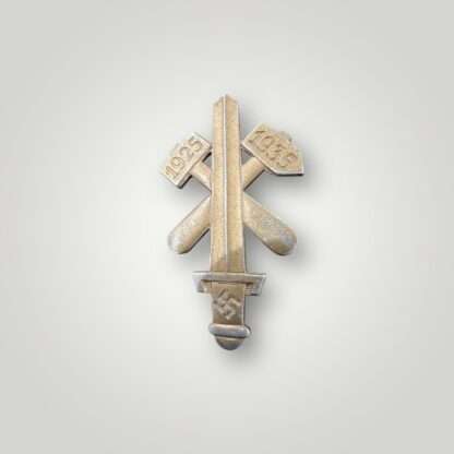 A rare original Gau Essen Honour Badge By Ferdinand Hoffstätter, constructed in gilded aluminium.