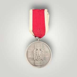 An original German WW2 Social Welfare Red Cross Medal, constructed in silver plated bronze.