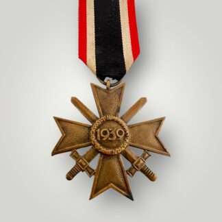 German WW2 War Merit Cross With Swords 2nd Class By Carl Maurer Sohn of Oberstein