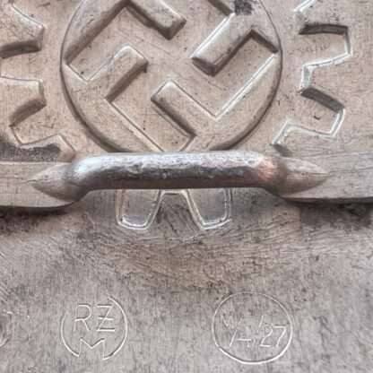 An original German Labour Front belt buckle by Overhoft.