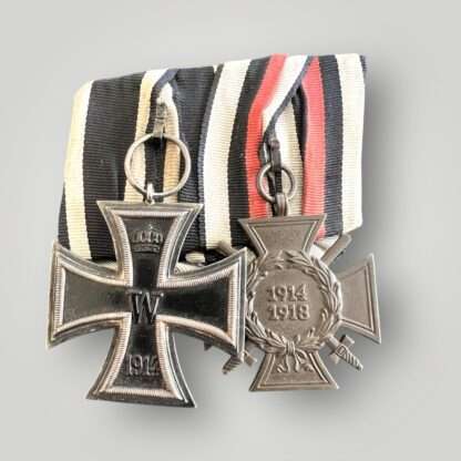 An original Imperial Imperial German Iron Cross 2nd Class & Hindenburg court mounted.