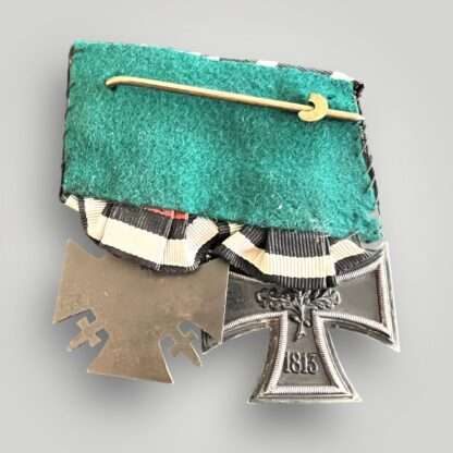 Reverse image of n original Imperial Imperial German Iron Cross 2nd Class & Hindenburg court mounted.