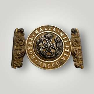 Royal Malta Militia Belt Buckle 1889 – 1903